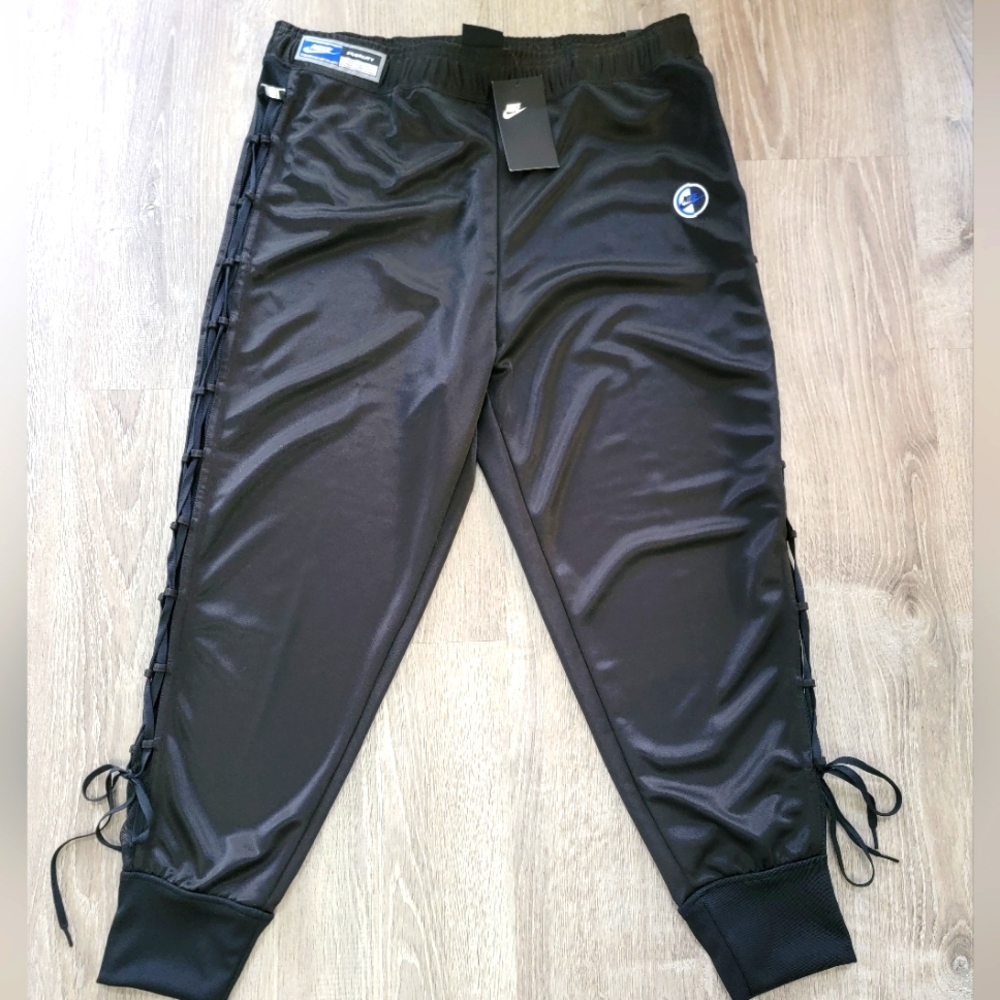 BRAND NEW NIKE Equality Sisterhood Lace Up Poly Track Joggers Women's Sz XL